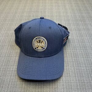 PGA Golf Hat Wisconsin Junior Tour Supporter Adjustable Blue Baseball‎ Cap NWT